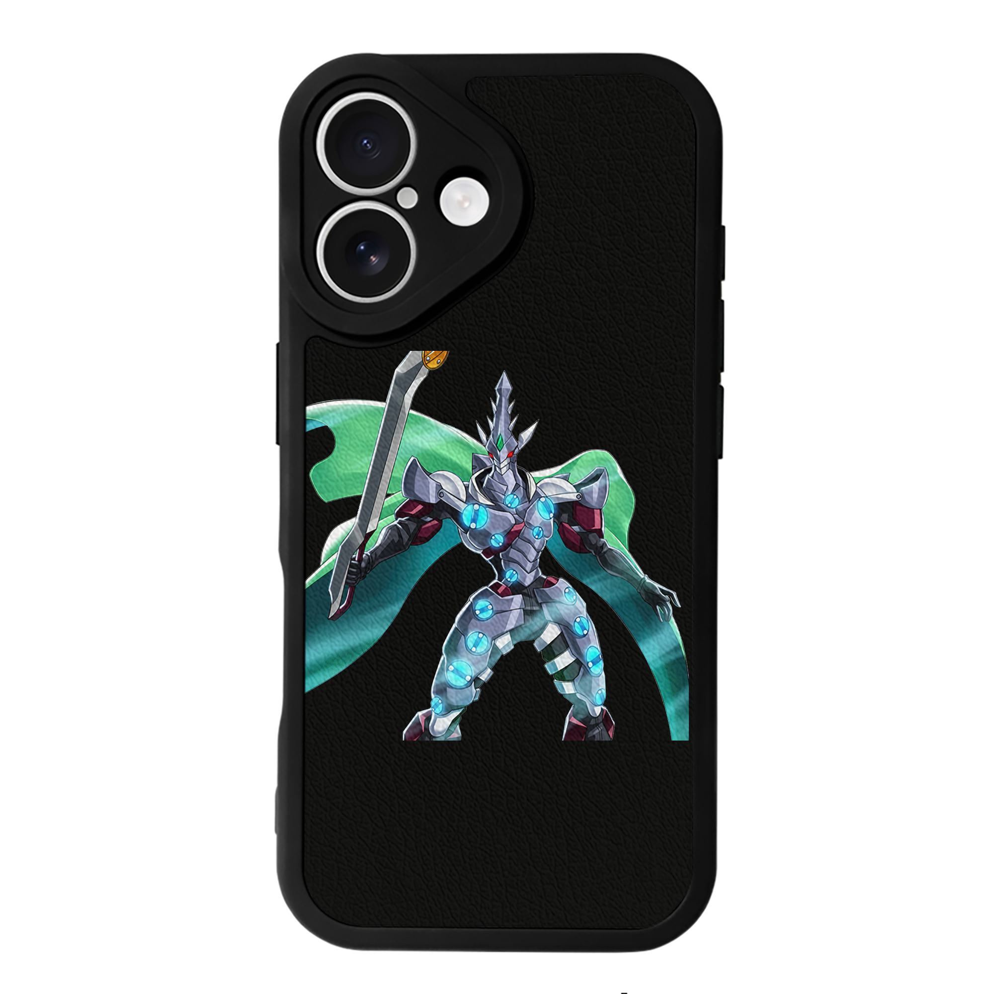 （画像用） 遊☆戯☆王 Yu-Gi-Oh! 【iPhone 16シリーズ対応】シリコンスマホケース（レザー調） 材質：シリコン
